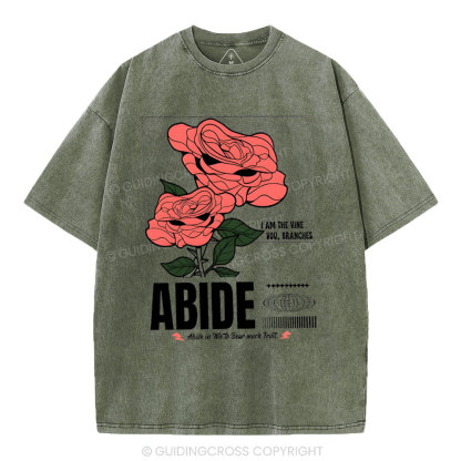 Abide Christian Washed T-Shirt