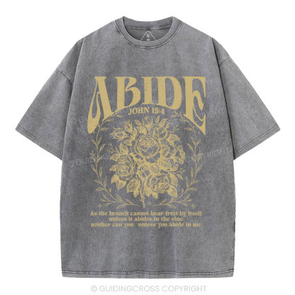 Abide Christian Washed T-Shirt