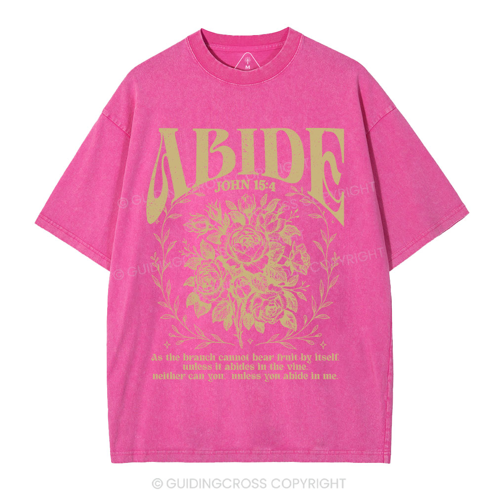 Abide Christian Washed T-Shirt