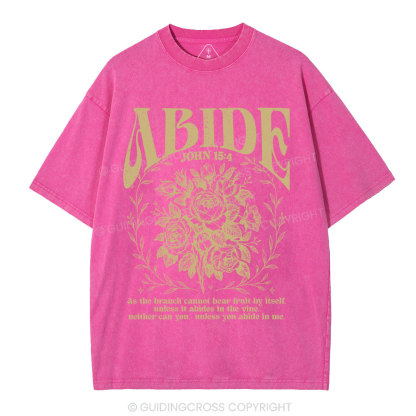 Abide Christian Washed T-Shirt