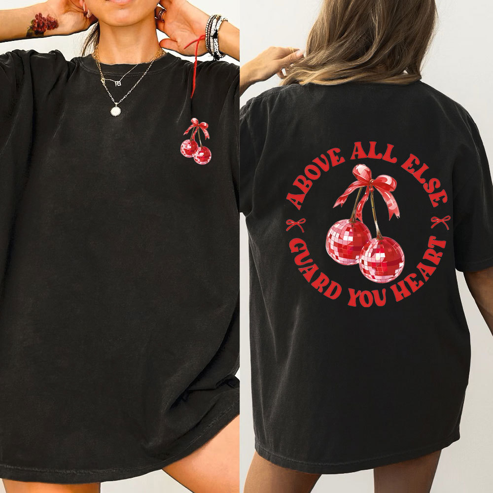 Above All Else Christian Washed T-Shirt