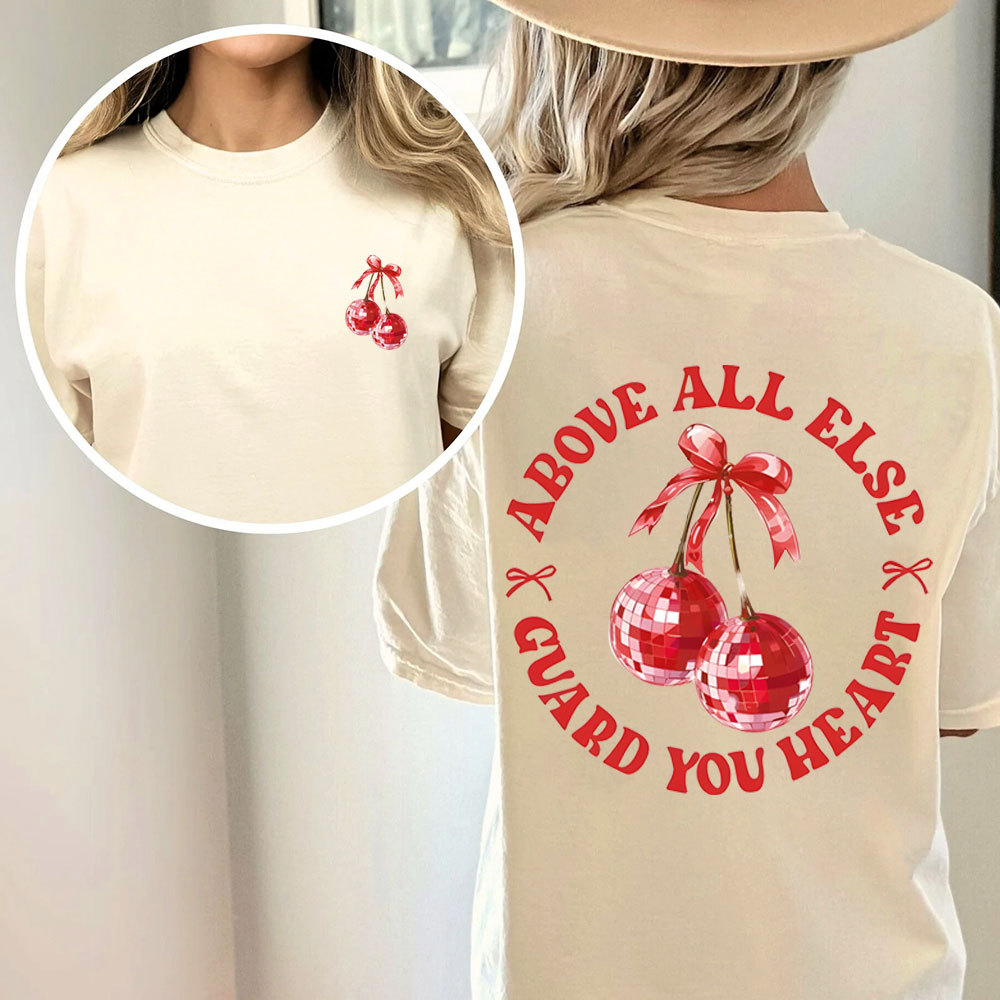 Above All Else Christian Washed T-Shirt