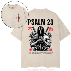 Image of Aesthetic Mens Christian Washed T-Shirt