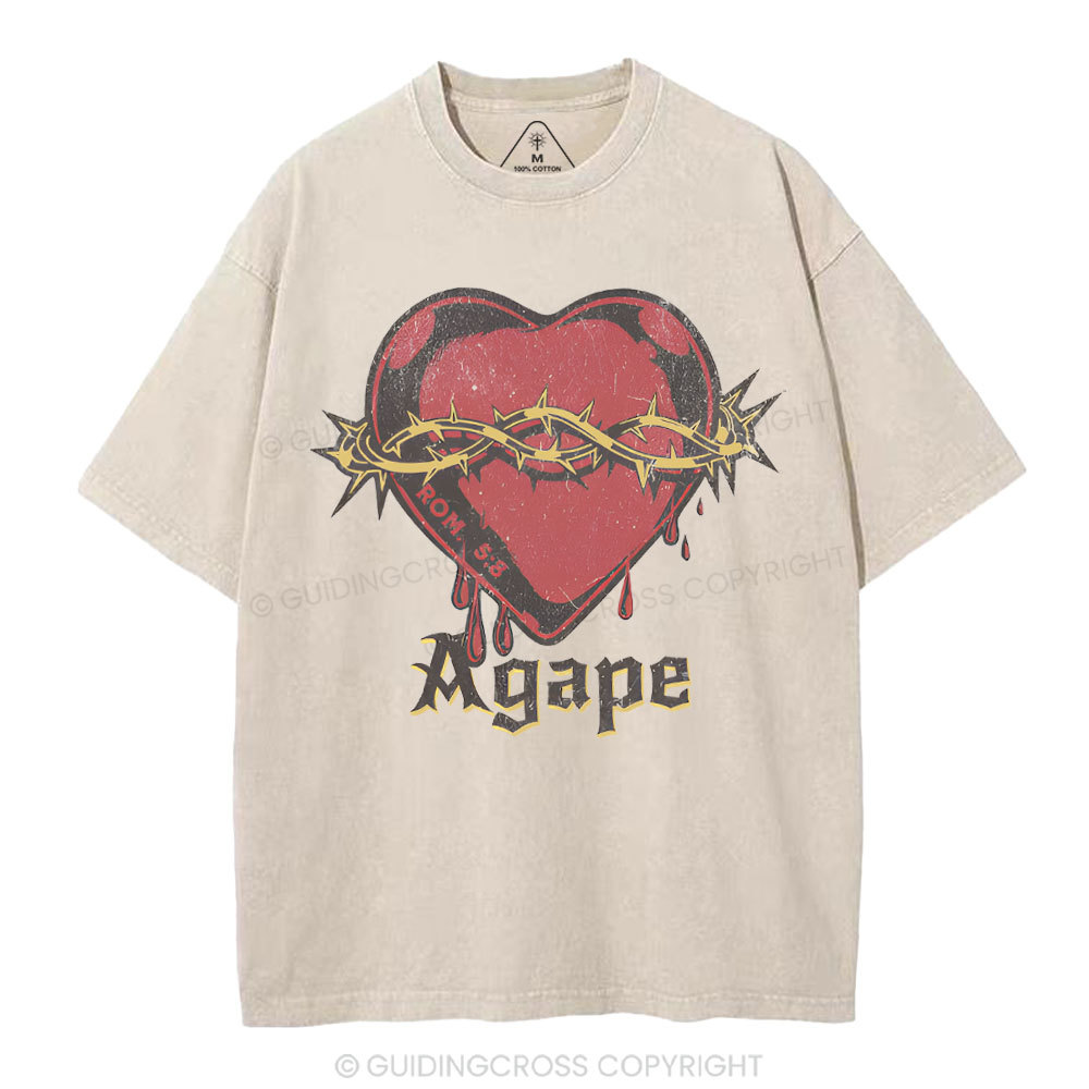 Agape Christian Washed T-Shirt