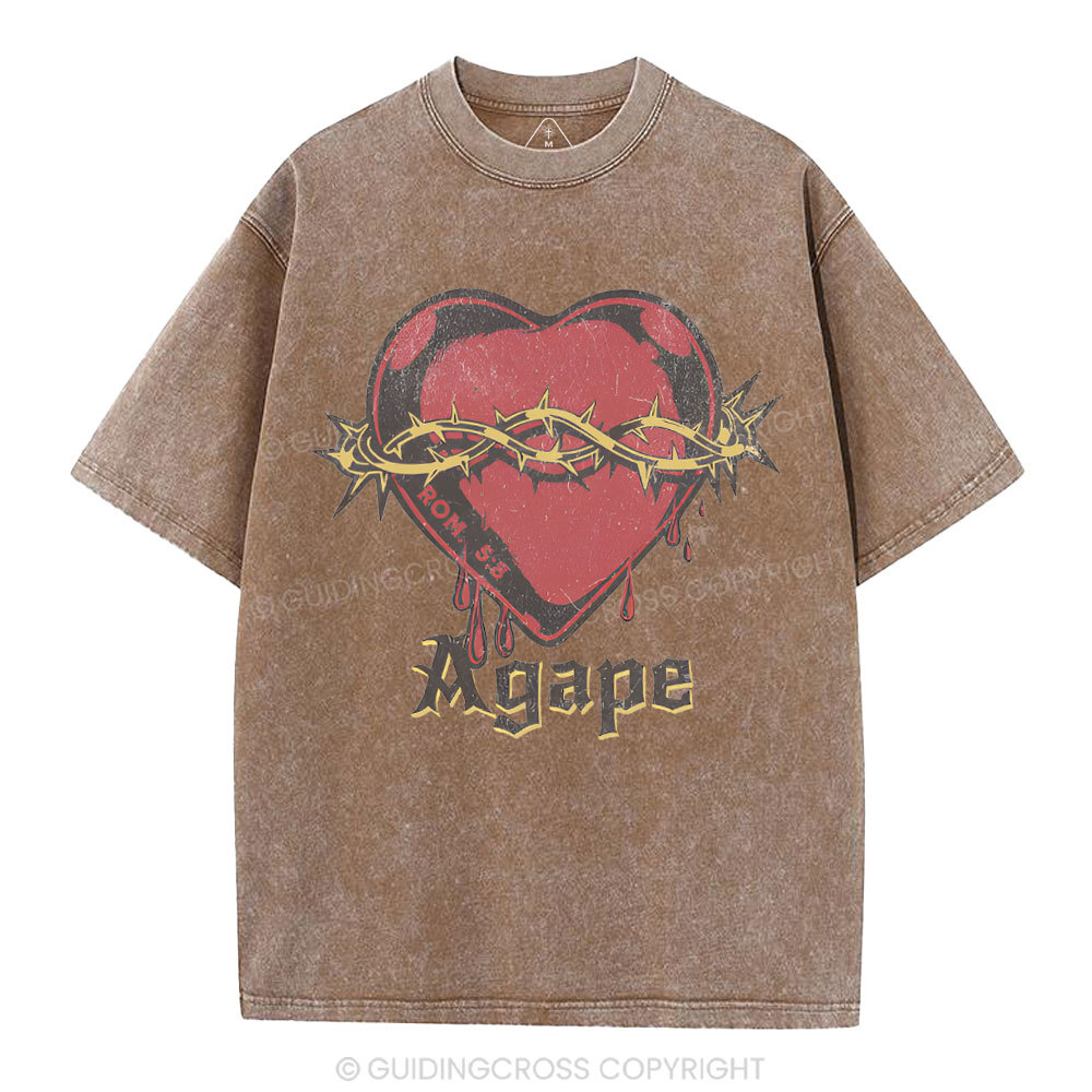 Agape Christian Washed T-Shirt