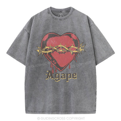 Agape Christian Washed T-Shirt