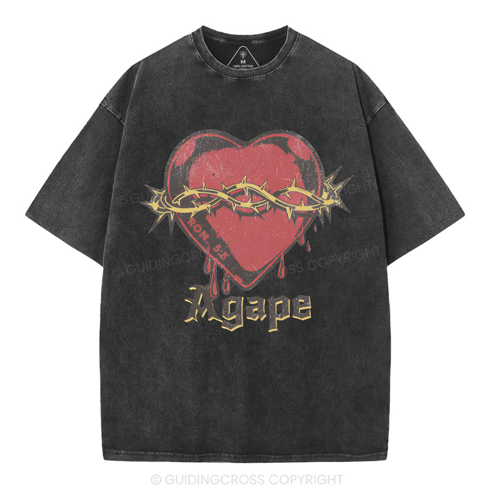 Agape Christian Washed T-Shirt