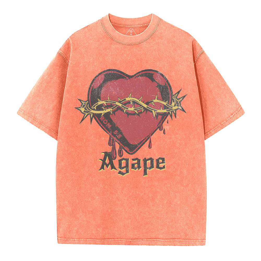 Agape Christian Washed T-Shirt