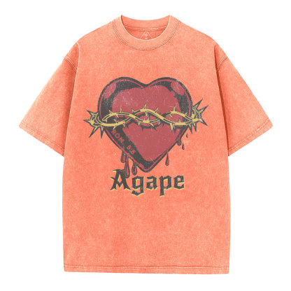 Agape Christian Washed T-Shirt