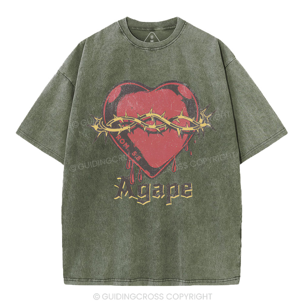 Agape Christian Washed T-Shirt