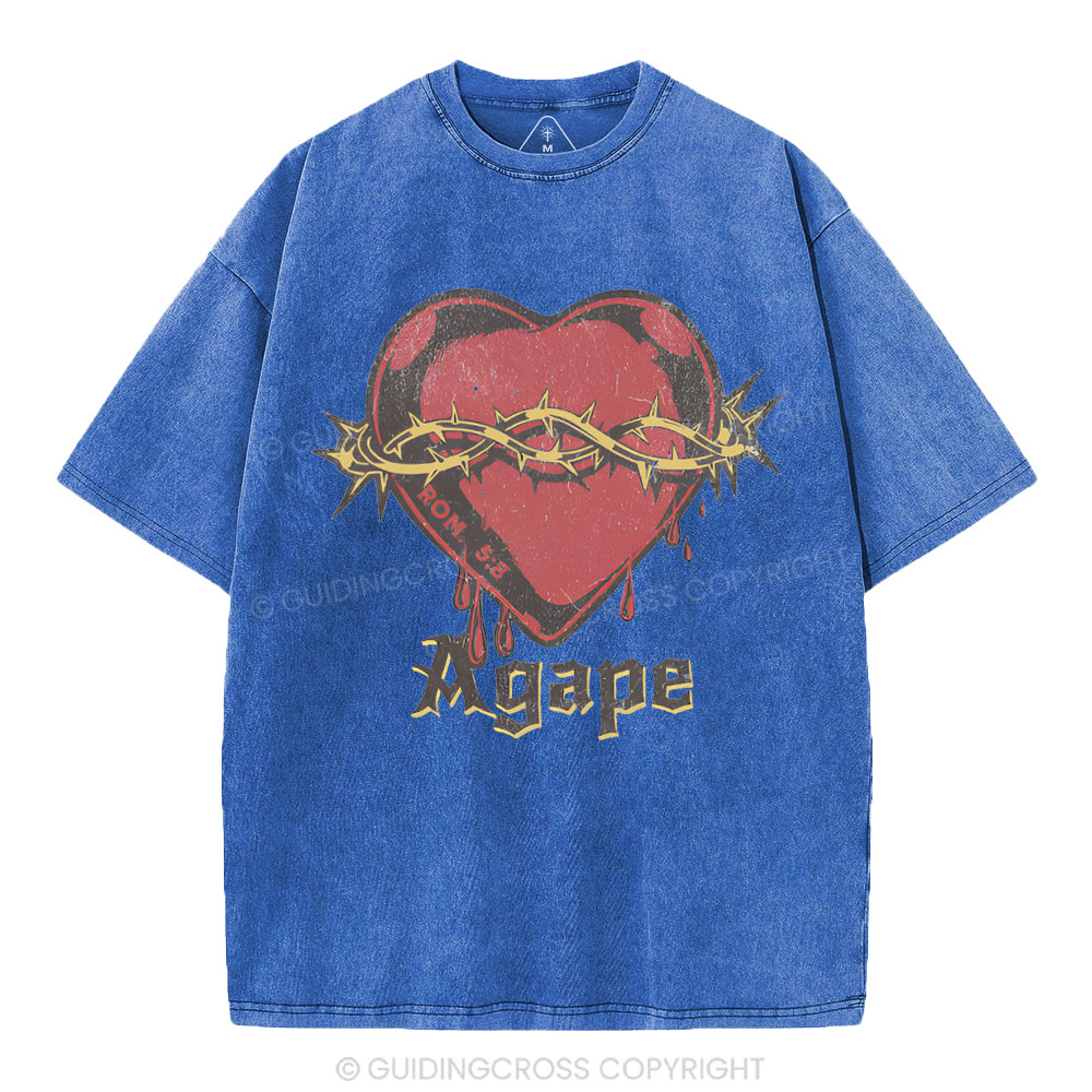 Agape Christian Washed T-Shirt