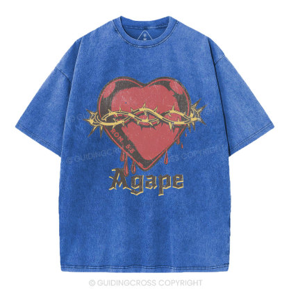 Agape Christian Washed T-Shirt