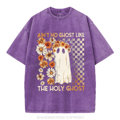 Ain't No Ghost Like The Holy Ghost Christian Washed T-Shirt