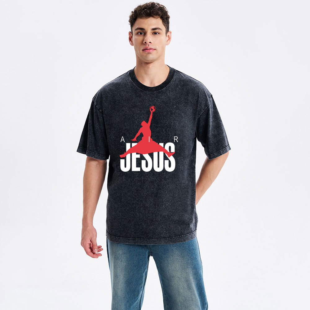 Air Jesus Christian Washed T-Shirt
