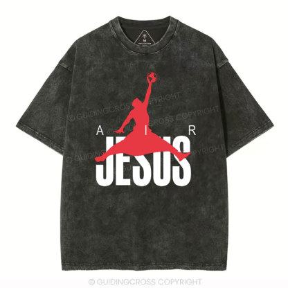 Air Jesus Christian Washed T-Shirt