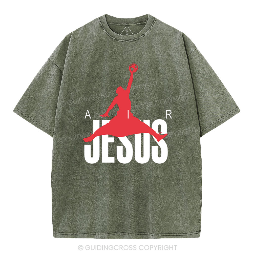 Air Jesus Christian Washed T-Shirt
