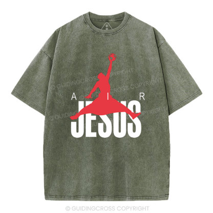Air Jesus Christian Washed T-Shirt