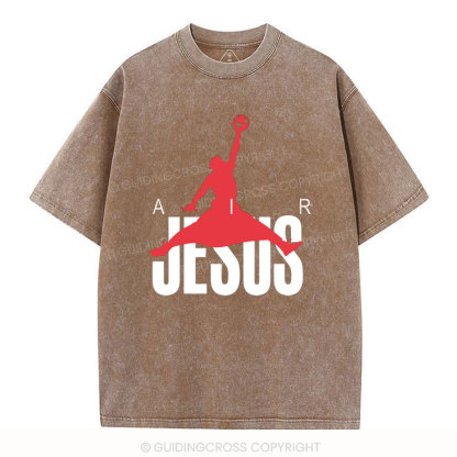 Air Jesus Christian Washed T-Shirt