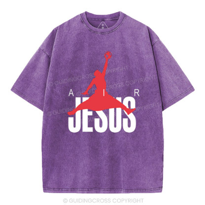 Air Jesus Christian Washed T-Shirt