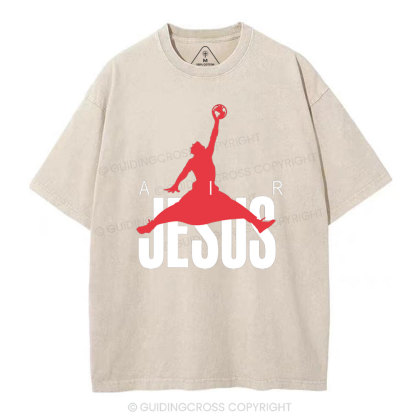 Air Jesus Christian Washed T-Shirt