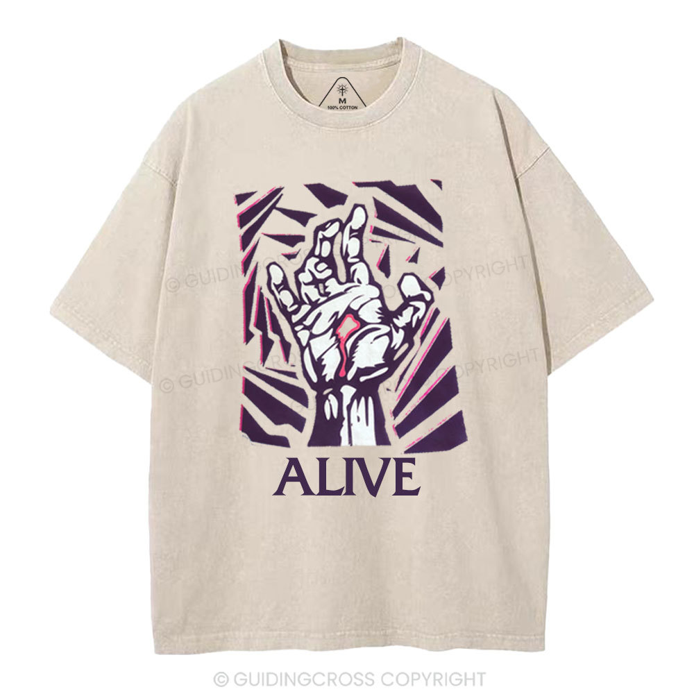 Alive Christian Washed T-Shirt