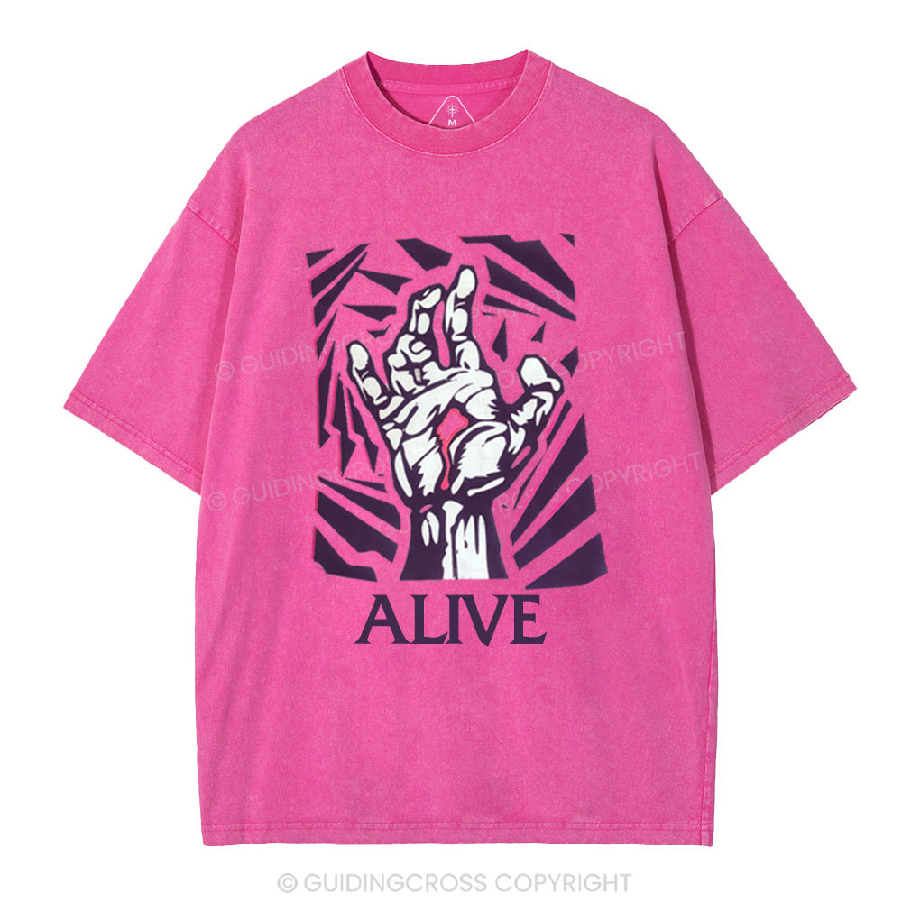 Alive Christian Washed T-Shirt