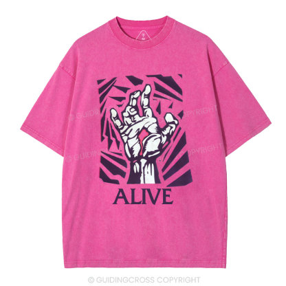 Alive Christian Washed T-Shirt