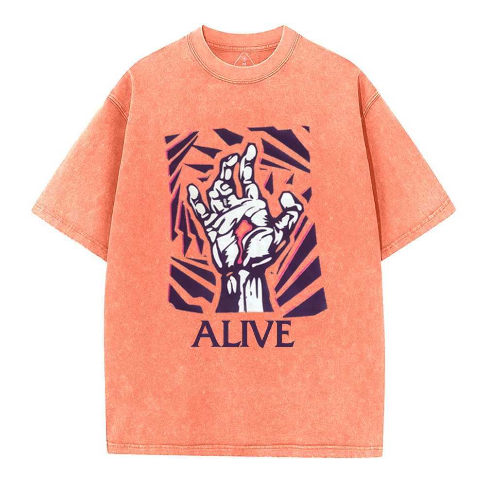 Alive Christian Washed T-Shirt