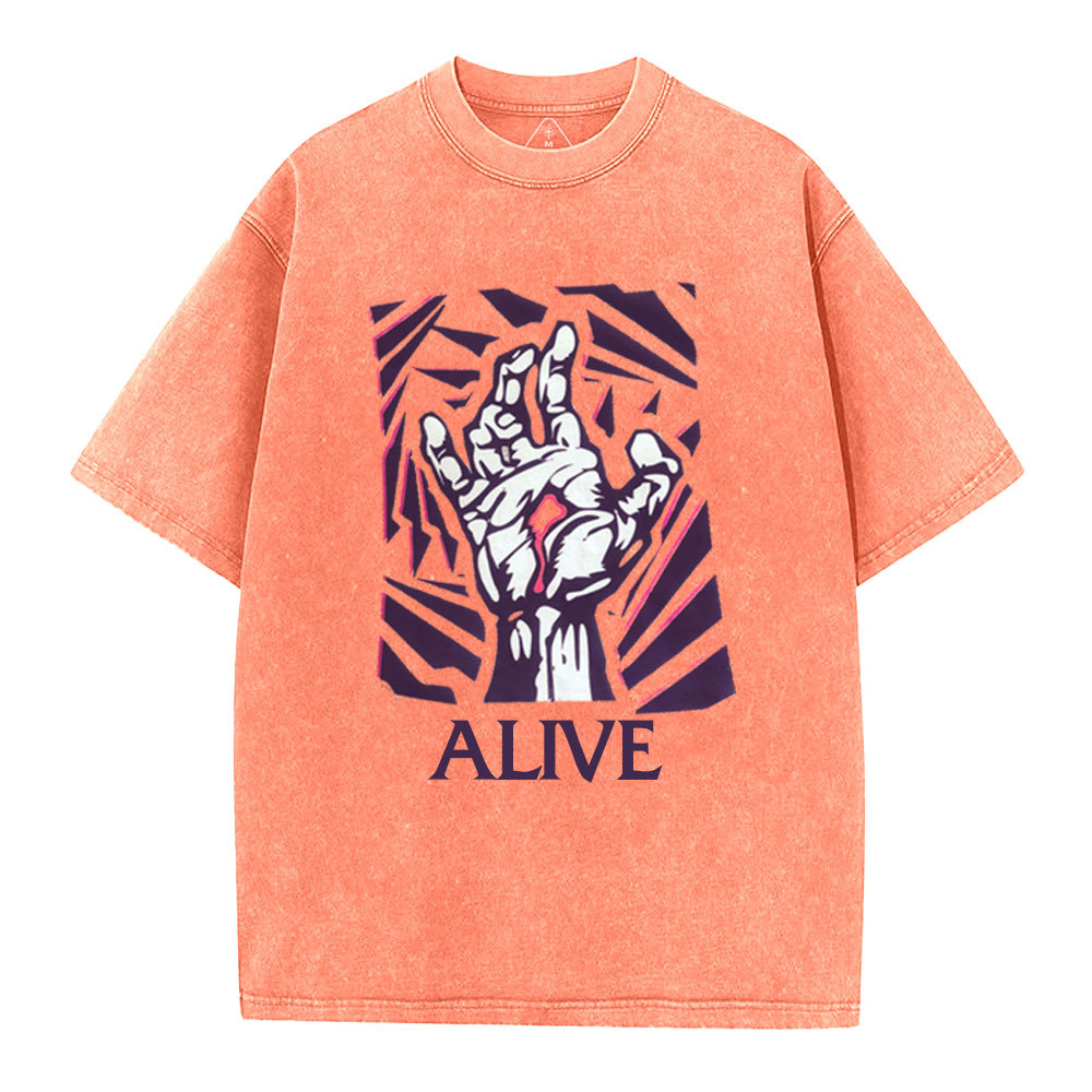 Alive Christian Washed T-Shirt