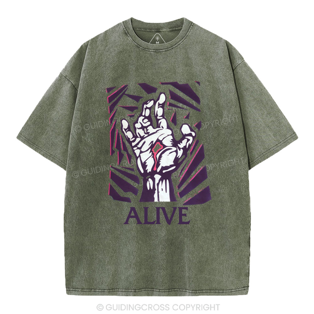 Alive Christian Washed T-Shirt