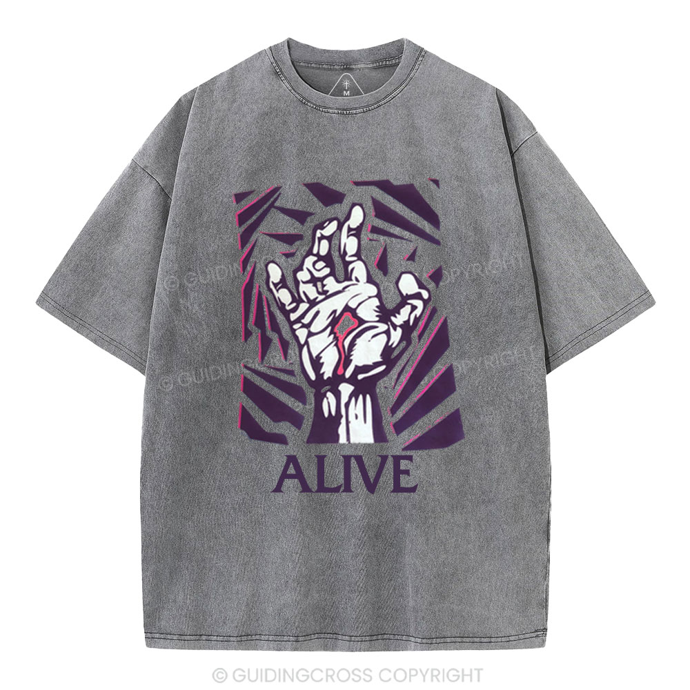 Alive Christian Washed T-Shirt
