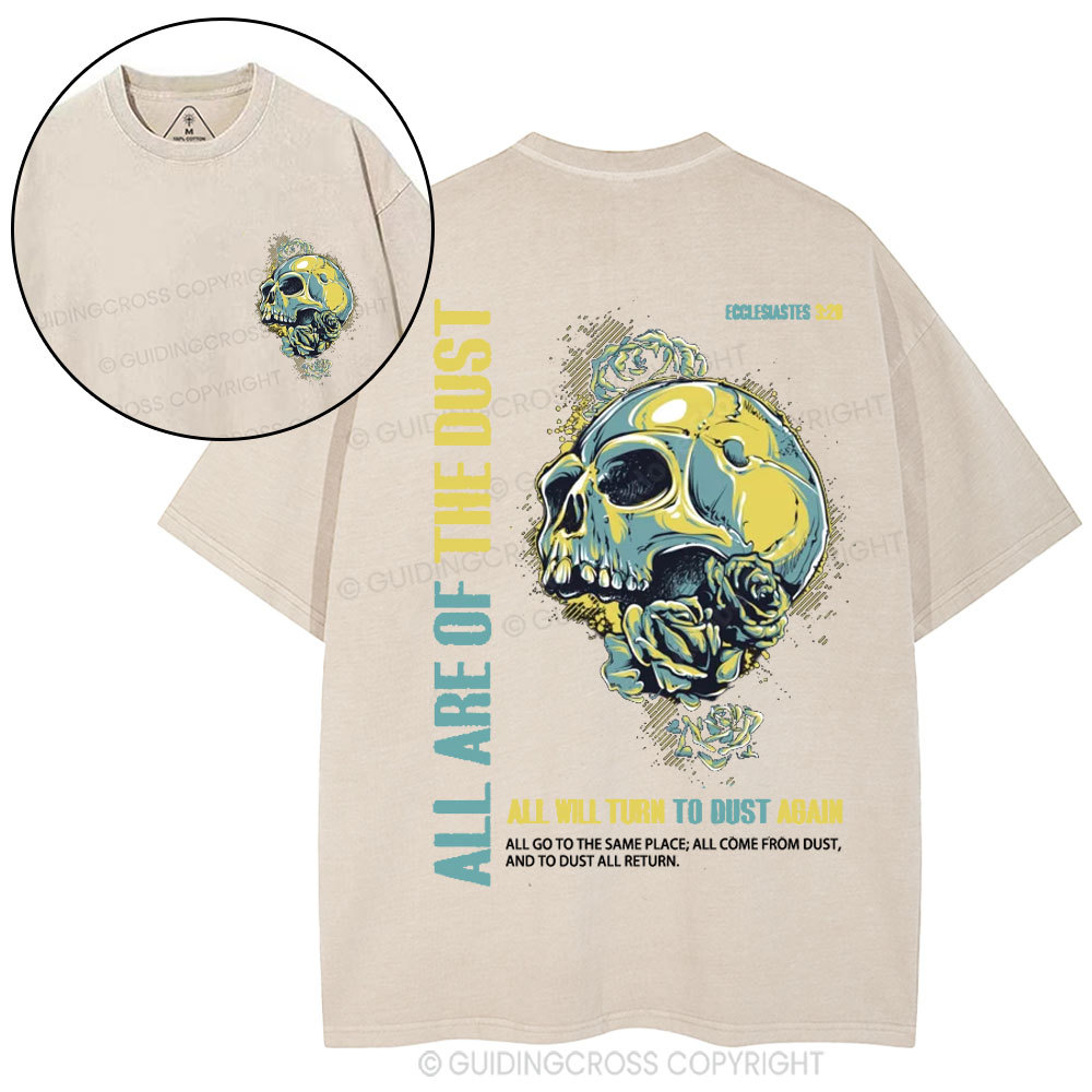 All Are Of THe Dust Christian Washed T-Shirt