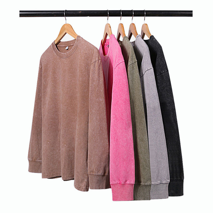 Sample Washed Long Sleeve T-Shirt