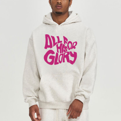 All For His Glory Christian Fleece Hoodie Set