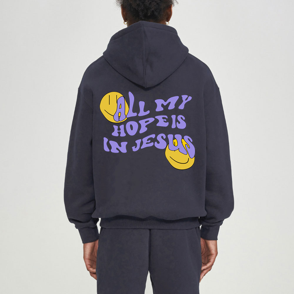 All My Hope Is In Jesus Christian Fleece Hoodie Set