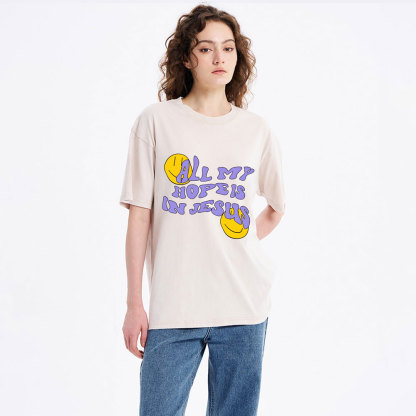 All My Hope Is In Jesus Christian Washed T-Shirt