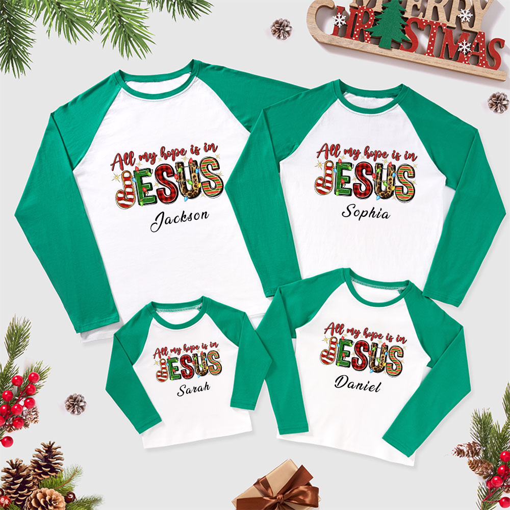 All My Hope is In Jesus Kids T Shirts