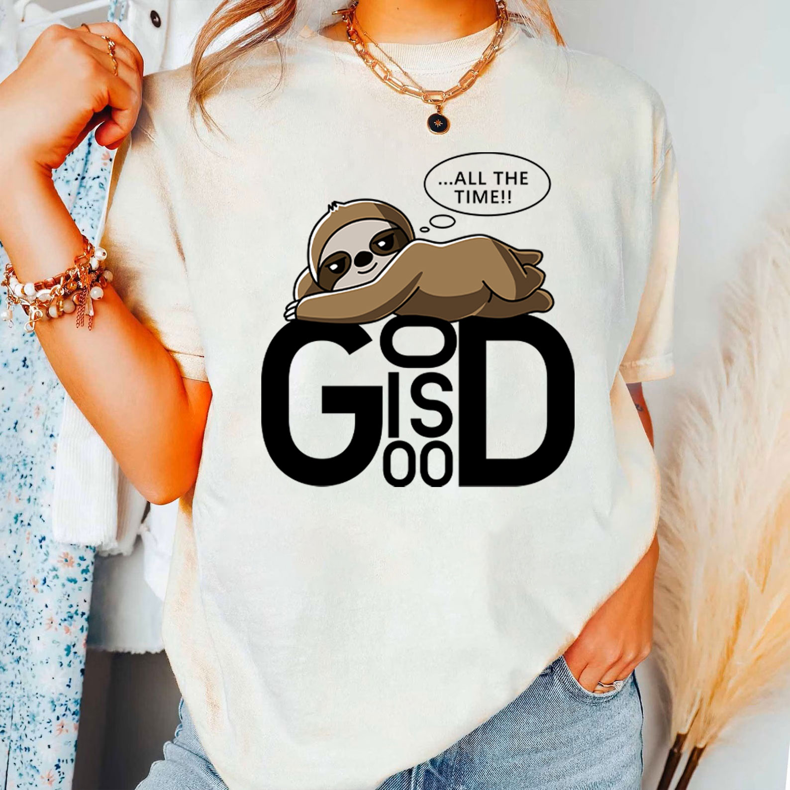 All The Time  God Is Good Christian T-Shirt