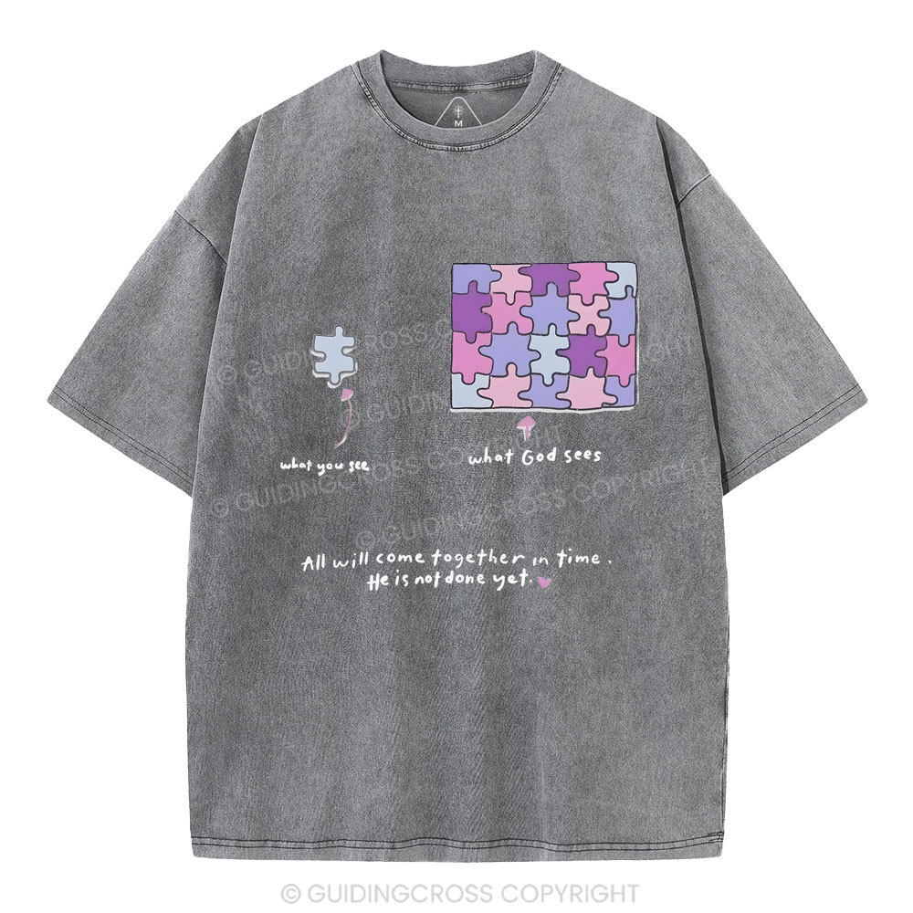 All Will Come Together In Time Christian Washed T-Shirt