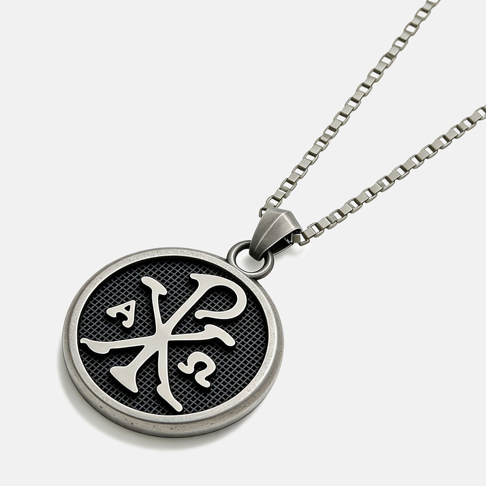 Alpha And Omega Christian 925 Sterling Silver Necklace