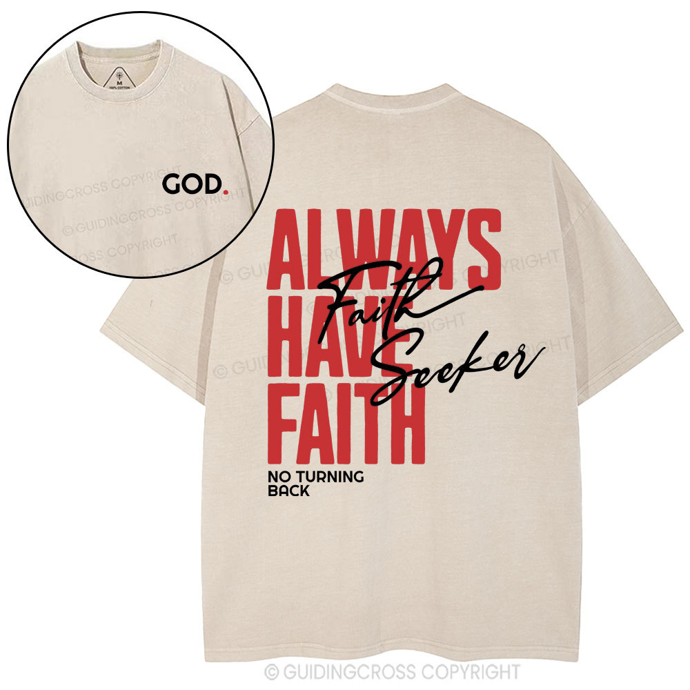 New-Sample Christian Washed T-Shirt Sale - GuidingCross