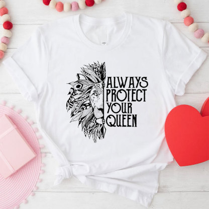 Always Trust Your King Christian Couple T-Shirt