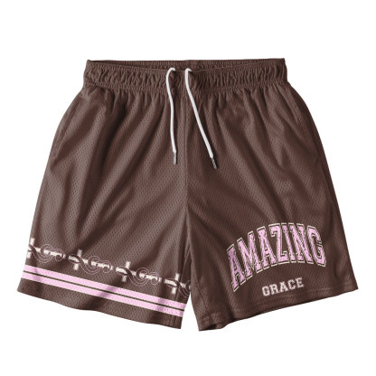 Amazing Grace Christian Mesh Shorts