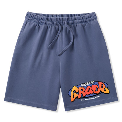 Amazing Grace Christian Washed Shorts