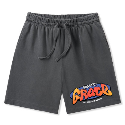 Amazing Grace Christian Washed Shorts