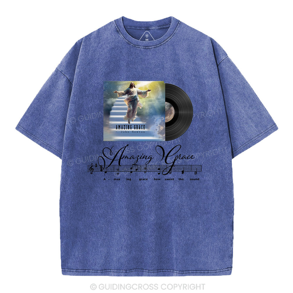 Amazing Grace Christian Washed T-Shirt