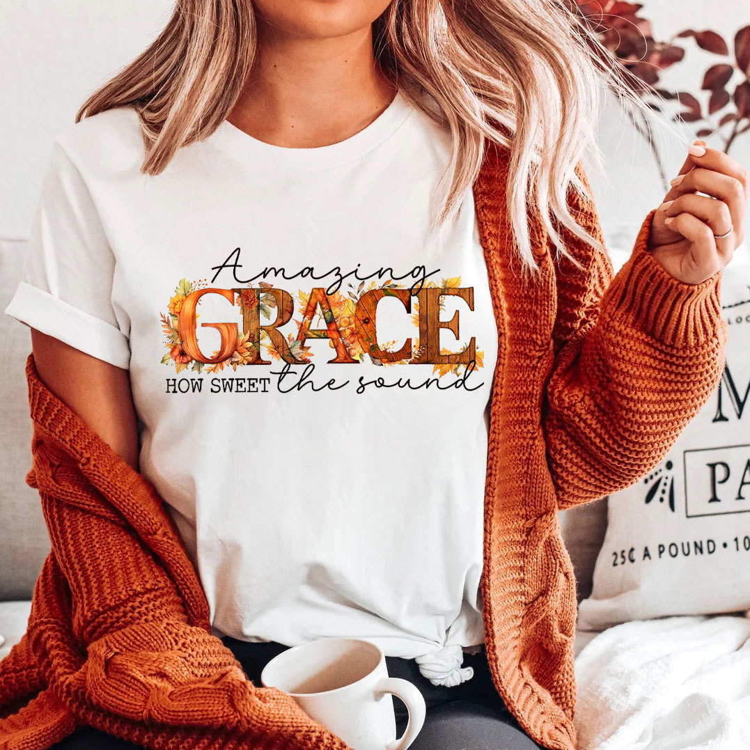 Amazing Grace How Sweet Christian T-Shirt