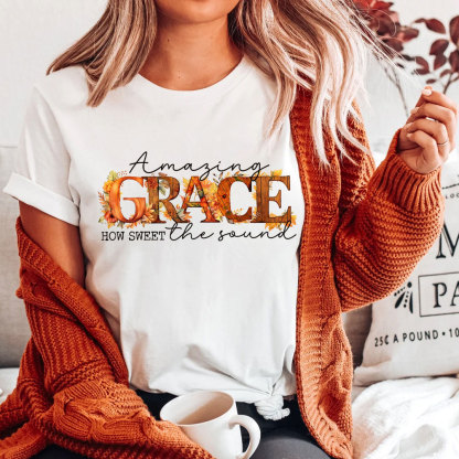 Amazing Grace How Sweet Christian T-Shirt