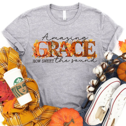 Amazing Grace How Sweet Christian T-Shirt