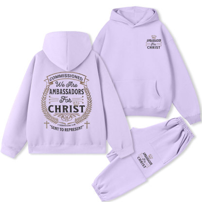 Ambassador For Christ Christian Fleece Hoodie Set